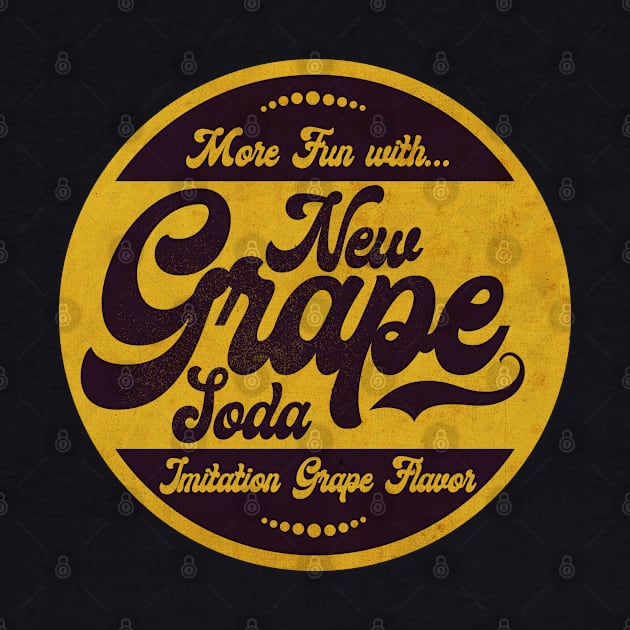 Vintage Grape Flavor Soda by CTShirts